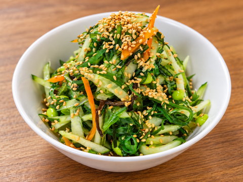 O Genki — Cucumber and Seaweed Salad