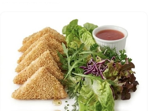 O Genki — Sesame-Crusted Prawn Toast with Japanese Tangy Sweet Sauce