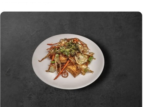 O Genki — Vegan Stir fry Tofu, mushroom and Vegetable ramen with Teriyaki sauce