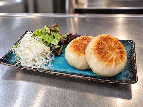 O Genki — Vegan Pan-fry Crispy Mushroom & Bok Choy Bun 🥬